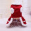 Christmas Dog Sweater Solid Color Red Small Size 5