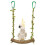 Parrot Swing Stand with Wood Pole and Climbing Ring 2