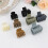 Mini Claw Hair Clips Square Double Row Matte 8 Pcs 7