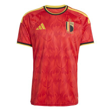 (S, Red/Gold) Adidas Mens World Cup Belgium Football Shirt