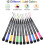 Marqueurs pour tableau blanc, lot de 12 marqueurs à pointe effaçable à sec, stylos effaçables à sec 2