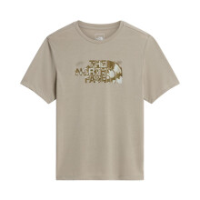 (XXL, Stone Grey) The North Face Mens Foundation Logo Polyester T-Shirt