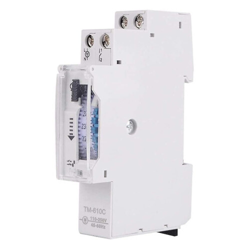 Rail Time Switch Intelligent Din Rail Timing Control Switch Timer Relay Tm610c 220v For Street Light 1