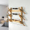 Wooden Wall-Mount Bow Rack for Recurve Compound Longbow 5