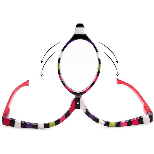 Readers 2 Pack Magnifying Makeup Glasses Eye Make Up Spectacles Flip Down Lens 1
