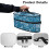 Travel Steamer Carrying Case Blue Sequin Texture 5