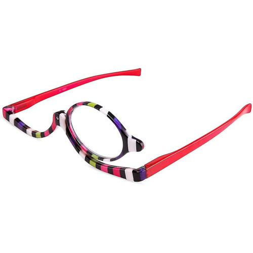 Readers 2 Pack Magnifying Makeup Glasses Eye Make Up Spectacles Flip Down Lens 2
