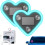 Solar-Powered Heart-Shaped LED Ambient Light, IP65 1