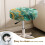 Marble Stripe Round Elastic Bar Stool Covers Set of 2 Size S 4
