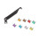 100x Micro Auto Auto Laag Profiel Mini Bladzekering Kit 3a5a7.5a10a15a 20a25a30a 3