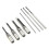 Square Hole Drill Bit, 4pcs Woodworking Mortiser Square Drill Bits, Spiral Drill Bits Kits Mortise P 4