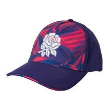 (One Size, Blue/Diva Pink) Castore 2026 England Rugby Baseball Cap