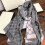 Sciarpa da donna ispirata ai designer, scialle pashmina da donna, sciarpa double-face 2