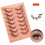 Fox Eye False Lashes Fluffy Natural 7 Pairs 1