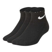 (9 UK Child-2.5 UK, Black) Nike Childrens/Kids Ankle Socks (Pack of 3)