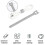154 Pcs Cable Ties, Reusable Cable Tidy Adjustable Releasable Hook And Loop Cable Straps Wraps, Fastening 4