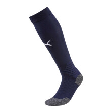 (12 UK Child-2 UK, Peacoat Blue/White) Puma Childrens/Kids Team Liga Football Socks