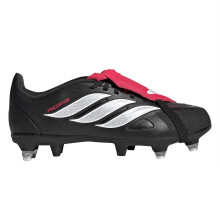 (10 UK Child, Black/Red) Adidas Childrens/Kids Soft Ground Rugby Boots