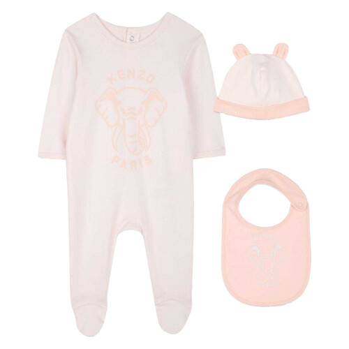 Kenzo (3 Months, Pink) Kenzo Baby Top & Bottom Set