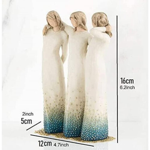 Three Sisters Figures Sculptures Friendship Three Sisters Statue -crafts 2