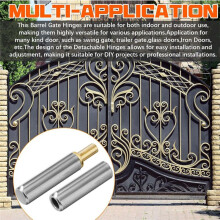 15Pack Hinge Welded B Size Welded Hinge Heavy Duty Carbon Steel Removable Door Accessories for Swing Door Trailer