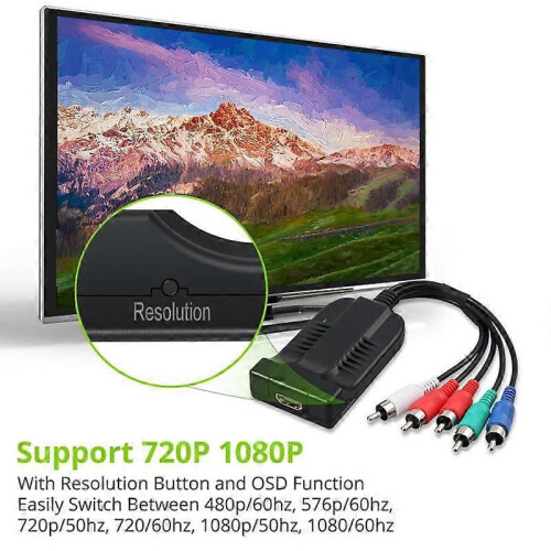 HDMI to YPbPr Component Video Converter Adapter 2