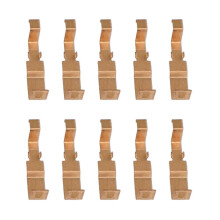 Lot de 10 patins de captage de courant en fer pour voitures miniatures HO 440 et 440x2