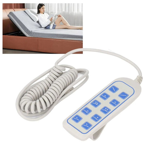 New Lift Chair Hand Controller IP66 Lifting Bed Remote Control Electric Push Rod Controller with 8 Pin 9 Core Plug