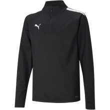 (13-14 Years, Black) Puma Childrens/Kids TeamLIGA Quarter Zip Fleece Top