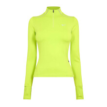 (8 UK, Silver) Nike Womens/Ladies Swift Jersey Quarter Zip Top
