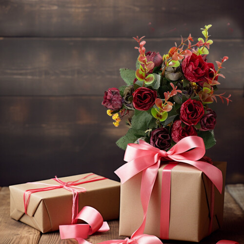 Artificial Flower Bouquet for Home Wedding Party Decor 2