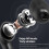 Wireless Earbuds with LED Case Black 4
