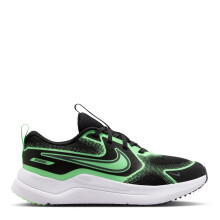 (3 UK, Black/Green) Nike Childrens/Kids Downshifter 12 Trainers