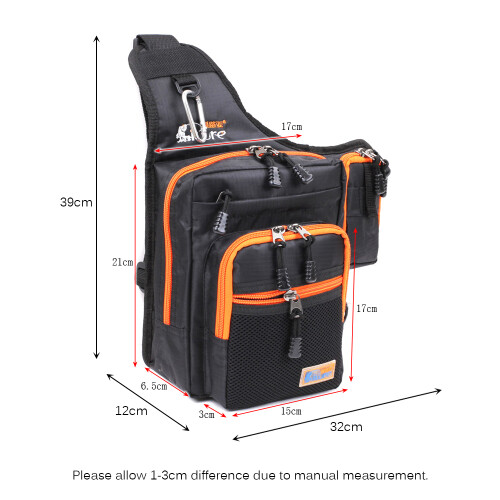 Fishing Bag Waterproof Canvas Multi-Purpose Tackle Backpack 1