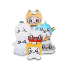 Lankybox Plush Toy Stuffed Animals Baby Foxy Boxy Rocky Shark Milk Bottle Doll Kids Gift