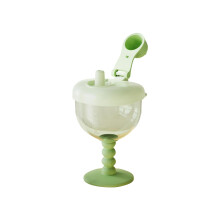 Baby Sippy Cup with Stem 180ml BPA-Free Plastic Green