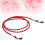 Leather Eyeglasses Holder Strap Red 4