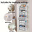 Over-the-Door Hanging Organizer 5-Tier 44 lb 4