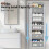 Over-the-Door Hanging Organizer 5-Tier 44 lb 5
