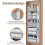 Over-the-Door Hanging Organizer 5-Tier 44 lb 8