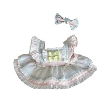 Doll Outfits and Costumes for Parties - 15cm & 17cm Green Plush Accessories
