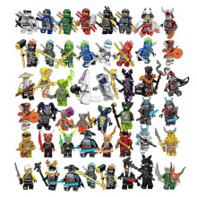 Coffret de 48 figurines Ninjago Miniatures - Jouets pour enfants - Cadeaux d'anniversaire pour adultes