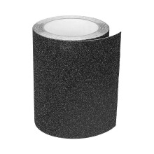 Adhesive Anti-slip Tape For Stairs, Friction, Abrasive For Safety, Stepladder, Indoor, Outdoor, High Traction, 15cm X 5m, Black