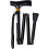 Adjustable Folding Walking Stick, Portable Cane With Ergonomic Handle, Non-slip Base, Lightweight, Height 1