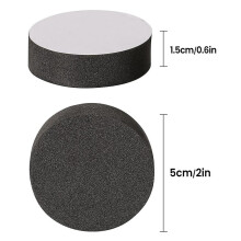 48pcs Plant Pot Feet Risers Natural Rubber Flower Pot Mat Invisible Pot Feet For Heavy Outdoor Plan