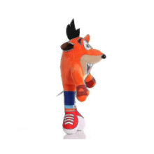 Nieuw binnen: 26 cm grote anime Crash Bandicoot pluche knuffel, cartoon dier Aku Aku Crash, zachte pluche
