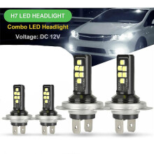 4pcs New H7 Led Headlight Bulb Kit High Low Beam 220w 60000lm Super Bright 6000k White