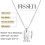 Silver Plated Initial Necklace for Women Q 2