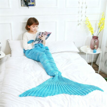 Tail Blanket Soft Sleeping Bag for Kids Girls Pink