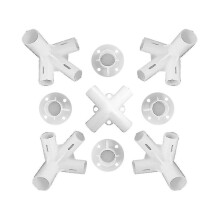 Aleko Spare Parts For 3x3m Gazebo Awning Tent Feet Corner Center Connector 25/19mm9pcs